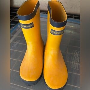 Pendleton Yellow and Blue Rain Boots little kids size 13